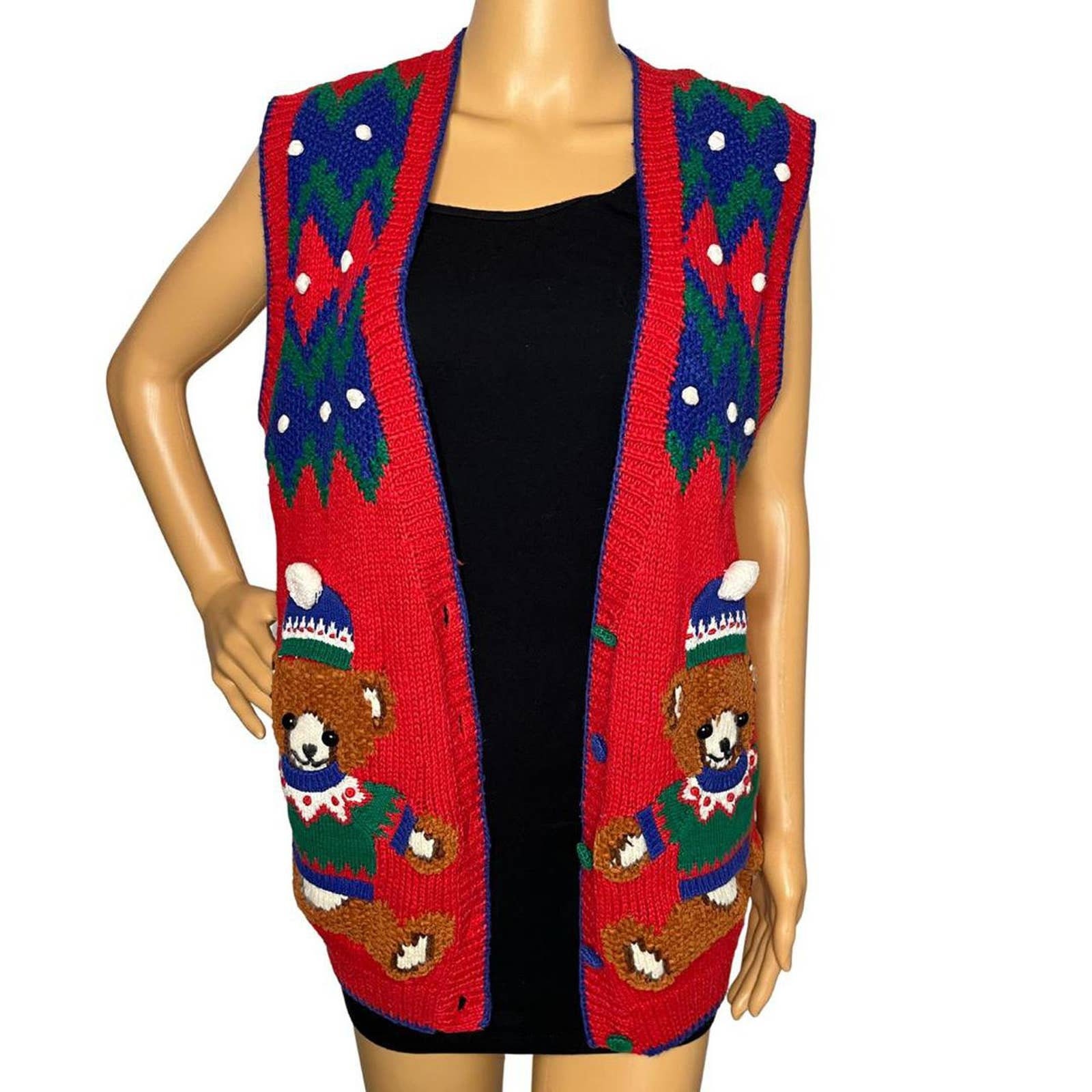 xmas sweater vest