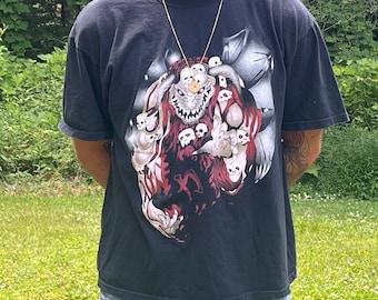 WCW、T シャツ、テレビクルーのシャツ!本物のヴィンテージ 1996