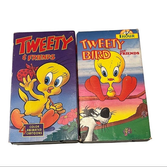 Vintage Tweety Bird VHS Movies Bundle of 2 - Etsy Vintage Tweety Bird VHS Movies Bundle of 2 - Etsy