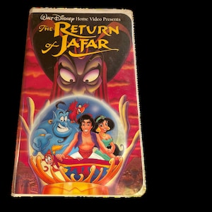Filme VHS O Retorno de Jafar da Disney