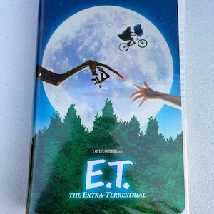 E.T. Limited Edition VHS Steven Spielberg Movie Clamshell Case