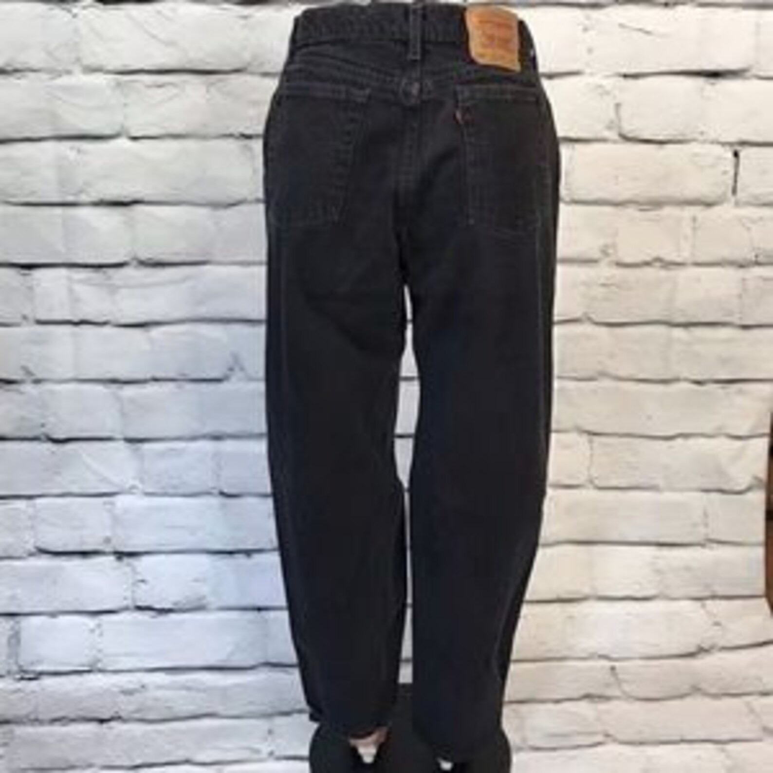 levis mom jeans black