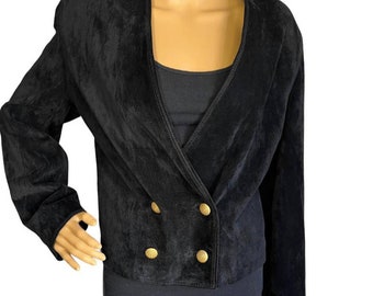 Lord Taylor Brown Pig Suede Leather Jacket Coat Women Size Petite Large Etsy