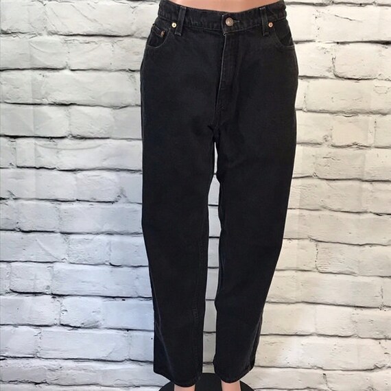 Vintage 90s Black Levis 560 Loose Fit Straight Leg Mom Jeans - Etsy