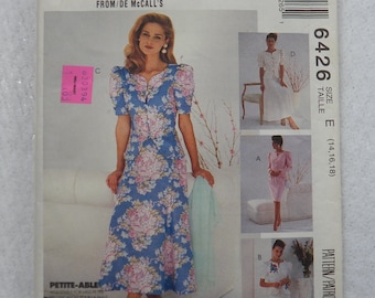 matching dress and fitted jacket UNcut 1993 Sew News Sewing Pattern 6426 Misses Partially Lined Jacket with Skirts Size 12-16