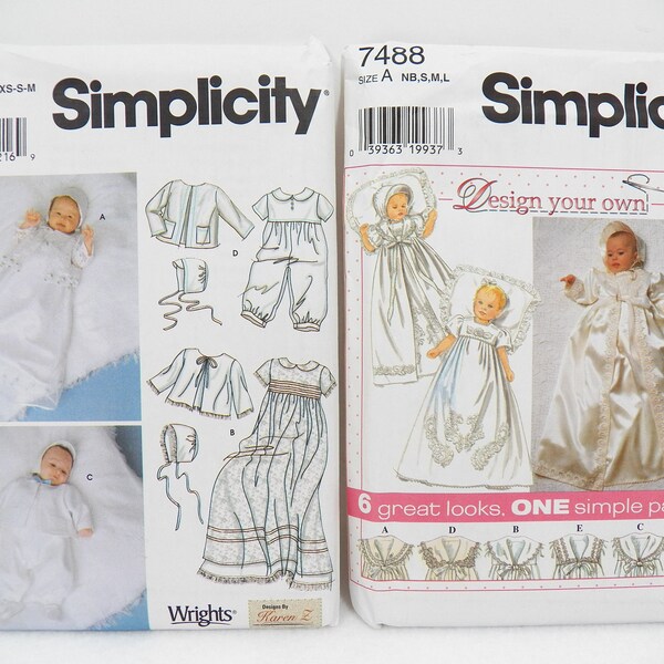 Christening Gown Pattern - Etsy