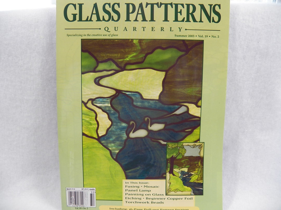 Glass Patterns Quarterly Magazine Summer 2003 Volume 19 Etsy
