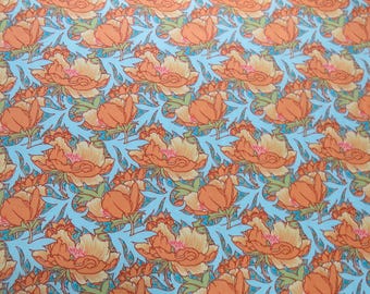 Rowan Westminster Fibers #PWVA 036 Flourish Cotton Fabric, Victoria and Albert Museum "Vintage Florals" Fabric for Quilts Crafts, Dresses...