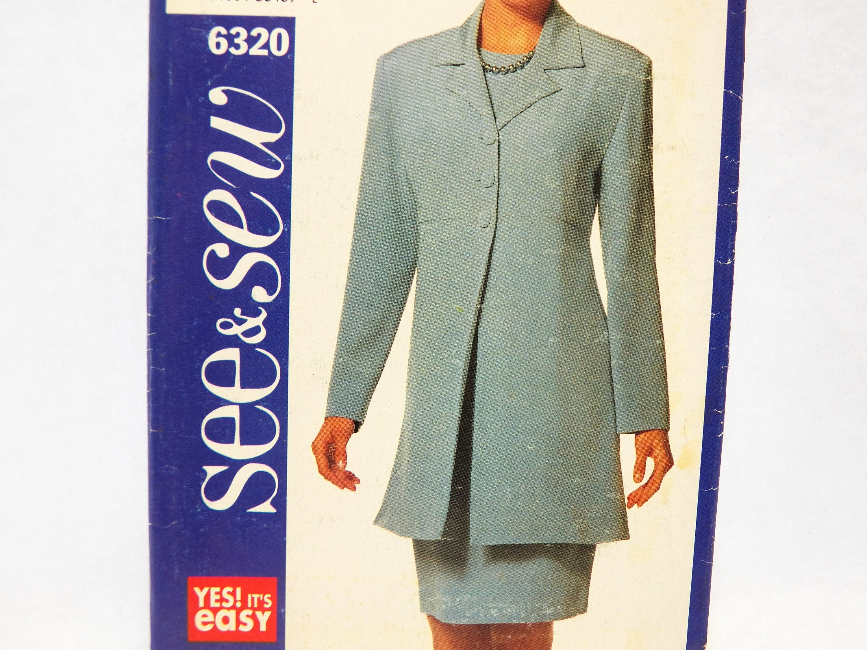 UNCUT Butterick See & Sew 6448 Pattern for a Three Piece Suit of Jacket Sizes 20 22 24 Pullover Top and Straight Skirt Bust 42 to 46 UNCUT Butterick See & Sew 6448 Pattern for a Three Piece Suit of Jacket Sizes 20 22 24 Pullover Top and Straight Skirt Bust 42 to 46