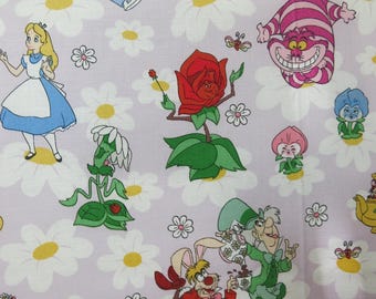 Alice in Wonderland and Friends Among Daisies, Item #CP80145 from Spring Creative, Alice with the White Rabbit, Cheshire Cat, Mad Hatter...