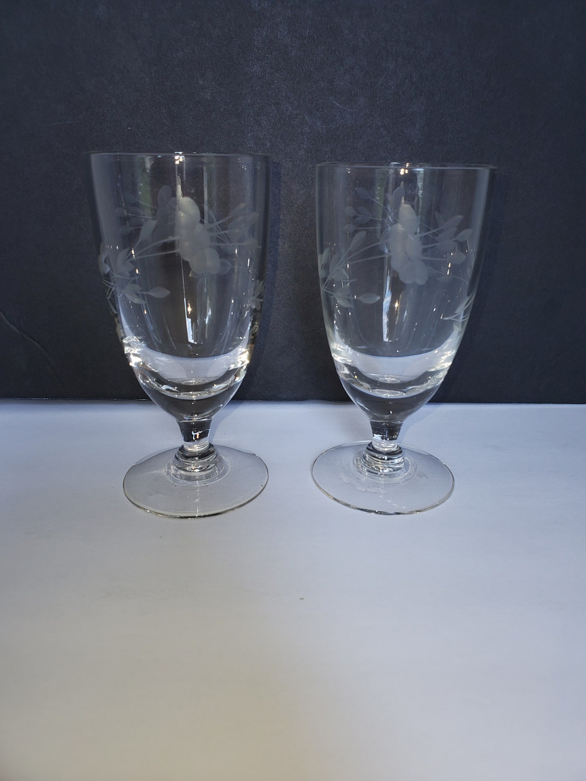 Princess House Heritage Juice GlassesSet of Two Etsy