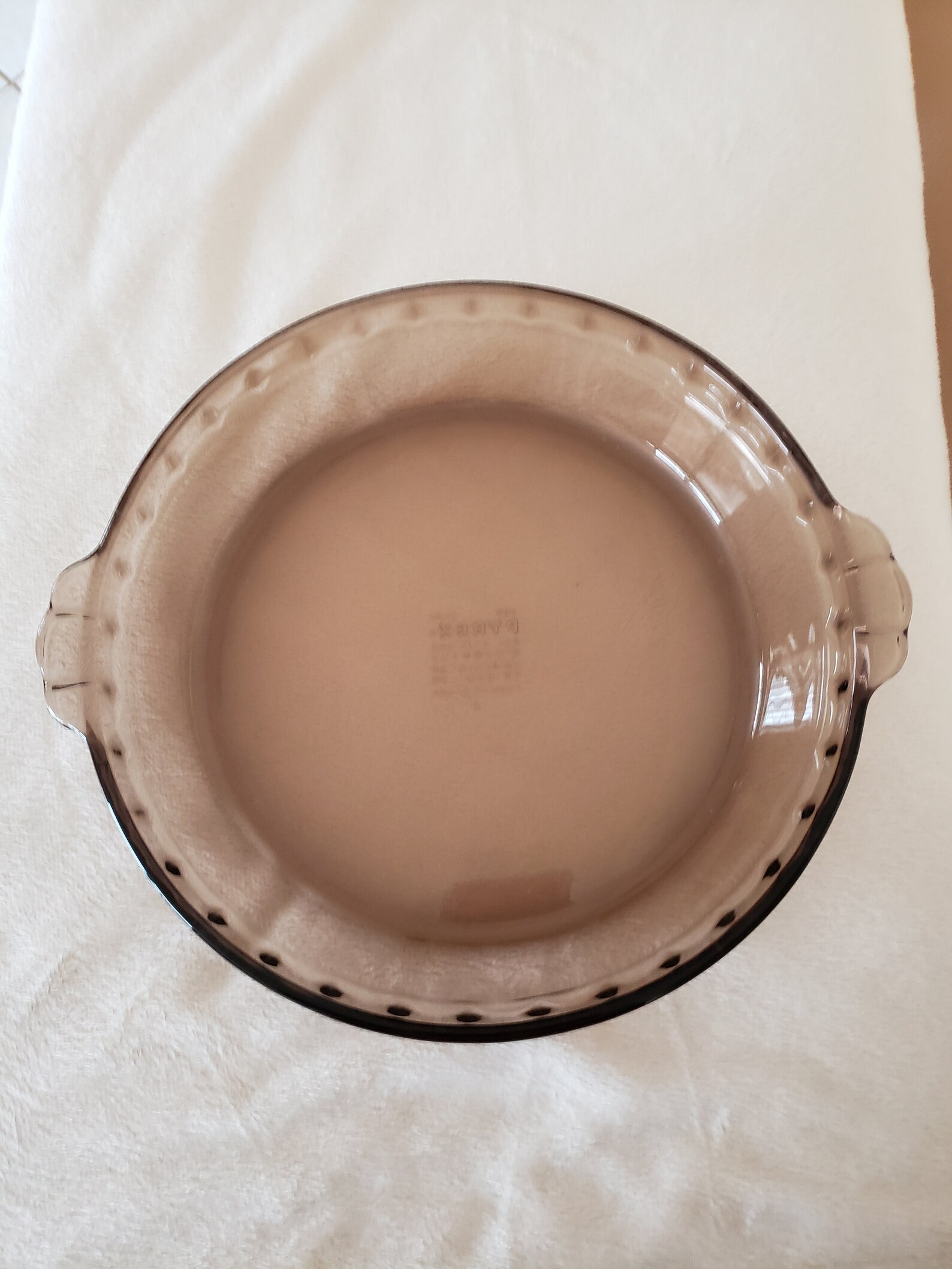 Vintage Fluted Edge With Handles Pie Pyrex 24 Cm Pie Plate Etsy