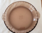 Vintage Fluted Edge With Handles Pie Pyrex 24 cm Pie Plate Corning USA