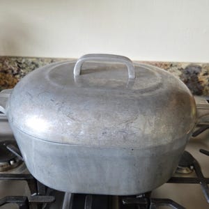 Vintage Wagner Ware Sidney-O Magnalite Oval Roaster 4265P 8 Qt w/ Lid