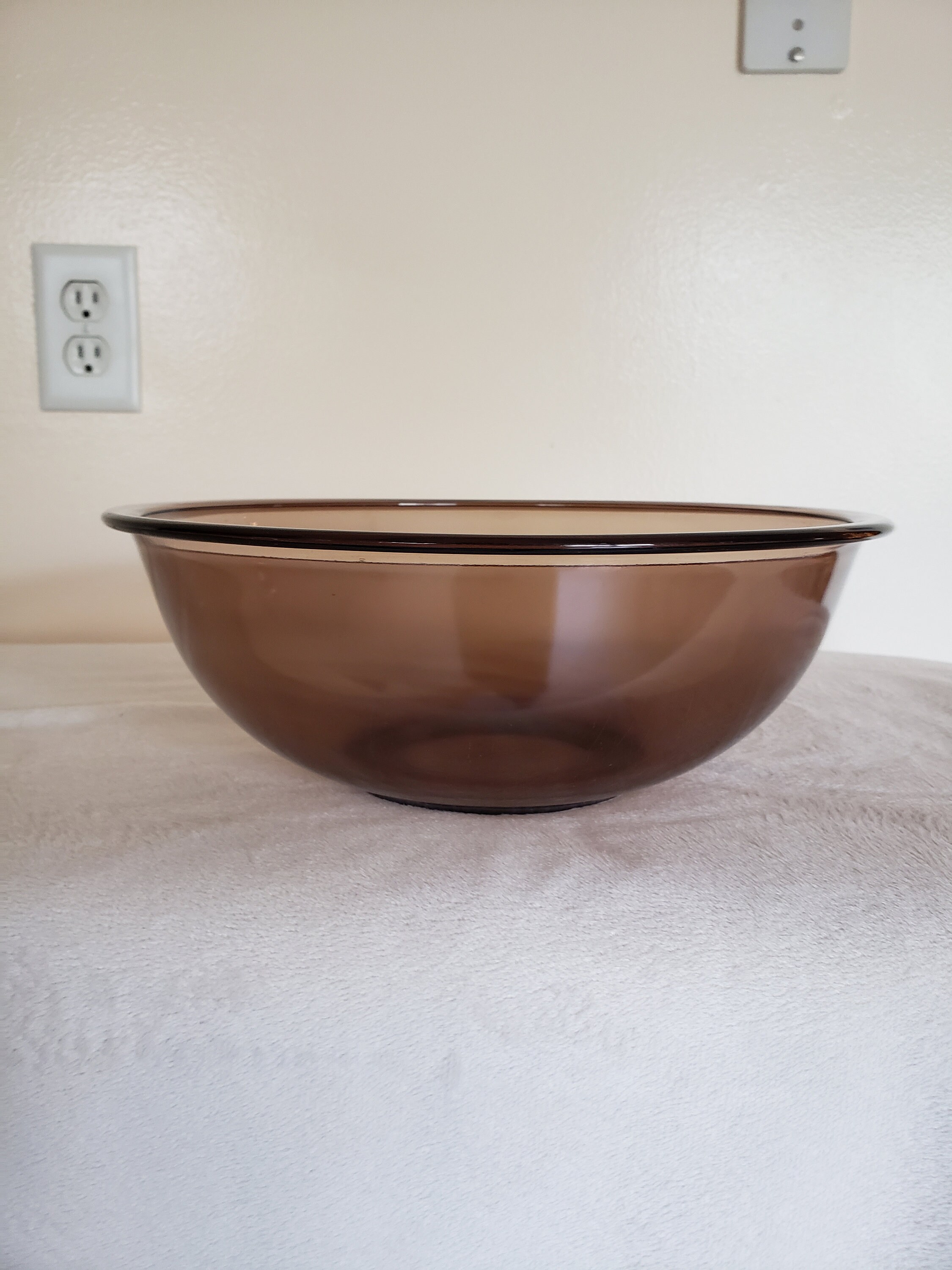 Kitchen & Dining Vintage Pyrex Corning Brown Amber Nesting Glass Mixing