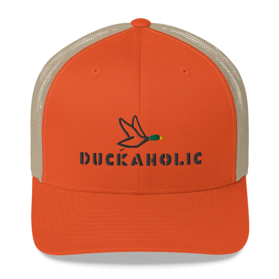 Duck Hunter Hat Duck Hunting Snapback Hat Duckaholic Etsy