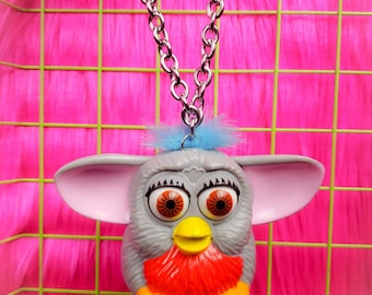 Furby Earrings Or Necklace Y2K Early /'00s 90/'s Harajuku Kawaii Pastel Goth Nostalgia Aesthetic Toy Retro Pop Culture Gift Idea