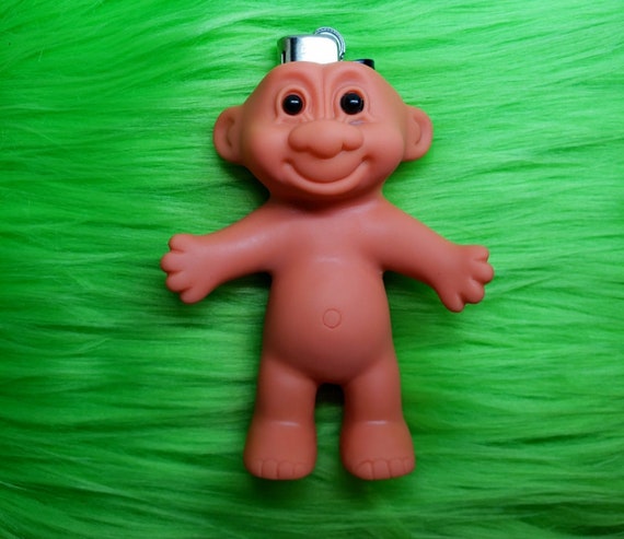 Troll Puppe Feuerzeug Halter 80er 90er Jahre Y2K ästhetische 80er jahre troll spielzeug | Etsy