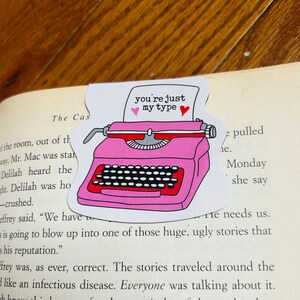 Valentine’s Day Themed Magnetic Bookmark Gift For Book Lover Stocking Stuffer Reading Gift Gifts for Her Romance Book Lover Vday Bookmark