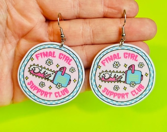 Horror Movie Earrings Movie Earrings Horror Jewelry Handmade Earrings Handmade Jewelry Alien Bratz Halloween Earrings Halloween Jewelry