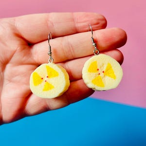 Banana Earrings Kitschy Earrings Kawaii Earrings Food Earrings Summer Earrings Spring Earrings Gifts For Her Funky Earrings Fun Earrings