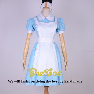 Alice Inspired Cosplay Dress Alice In Wonderland Costume