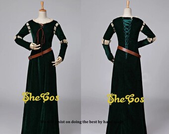 merida fancy dress