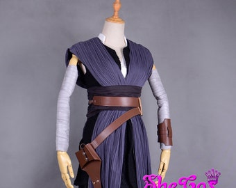 Women&#39;s Rey Costume Rey Episode IX Cosplay