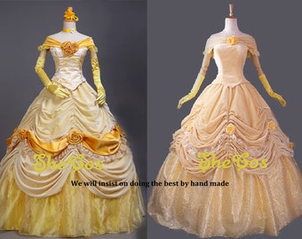 Adult Belle Dress Etsy Adult Belle Dress Etsy