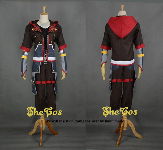 NEW Kingdom Hearts Sora Cosplay Costume*99