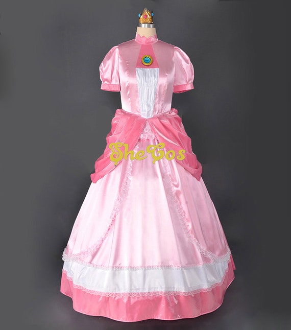 Prinzessin Pfirsich Kostum Super Mario Prinzessin Daisy Etsy