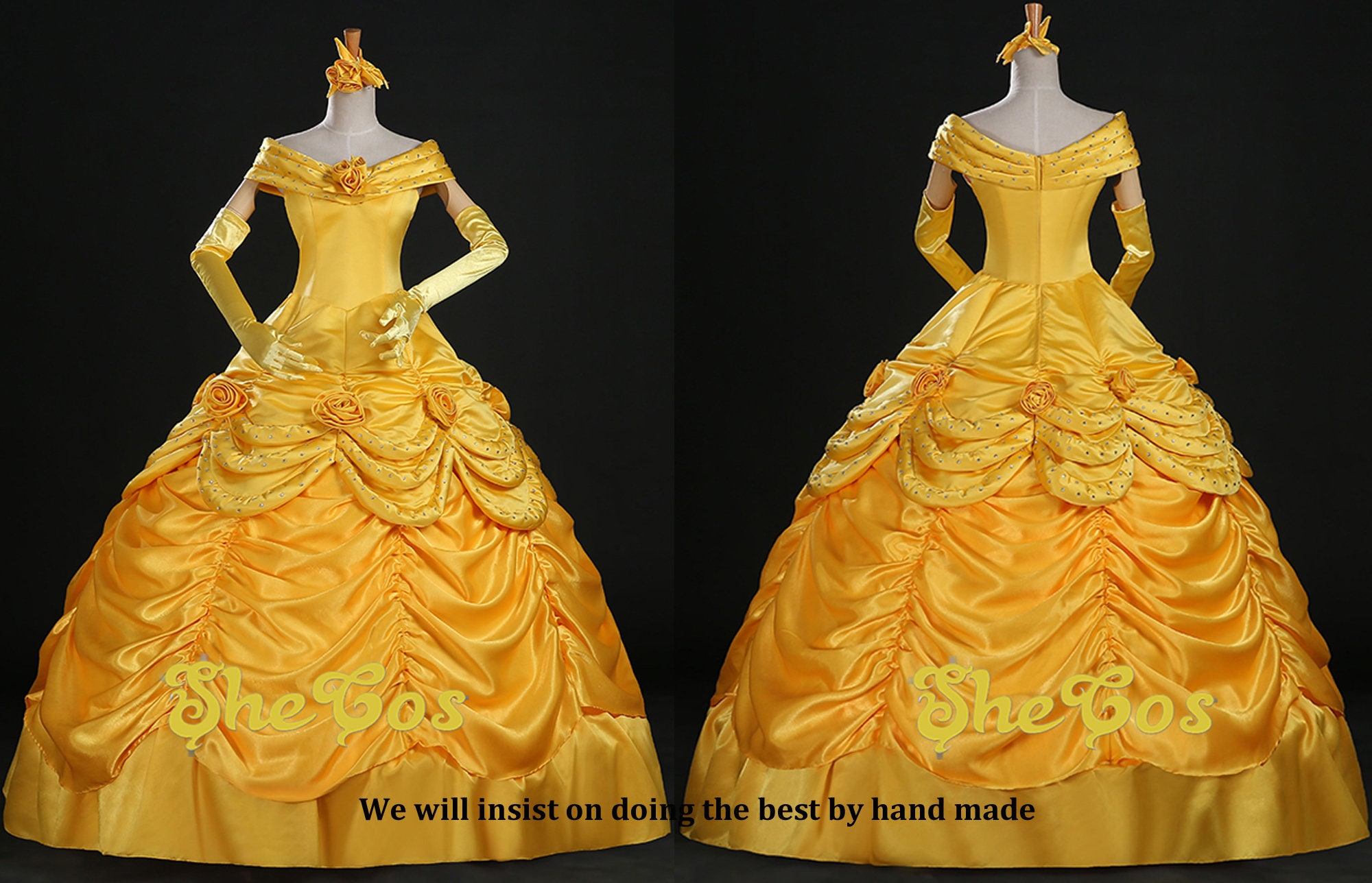 Belle Costume Adult Beauty And The Beast Disney Princess Etsy Hong Kong
