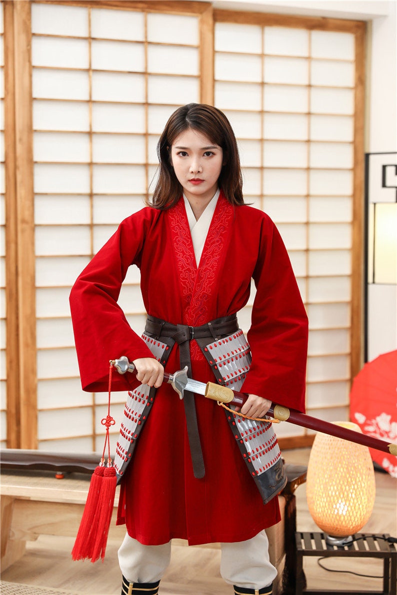Mulan vestido Adulto Mulan Cosplay Traje de Disney Película Etsy