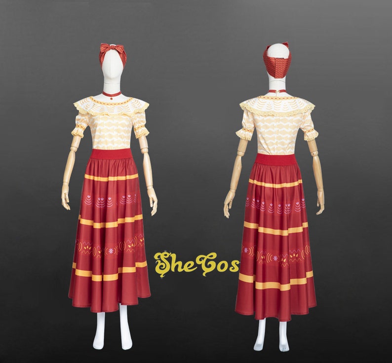Encanto Dolores Cosplay Costume Dolores Encanto Dress Women Etsy