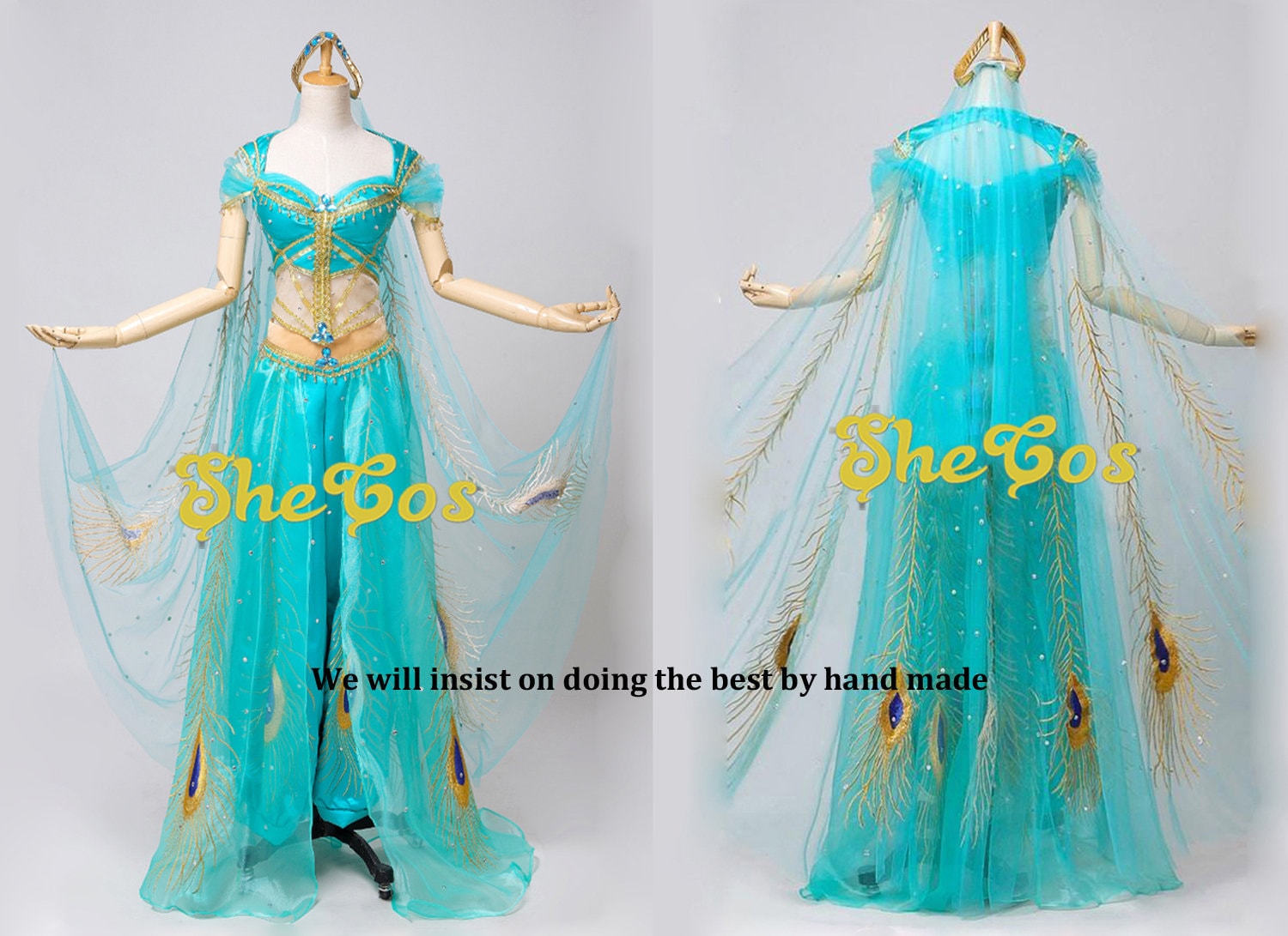 Princess Jasmine Wedding Dress Costume Be the Enchanting Bride of Your