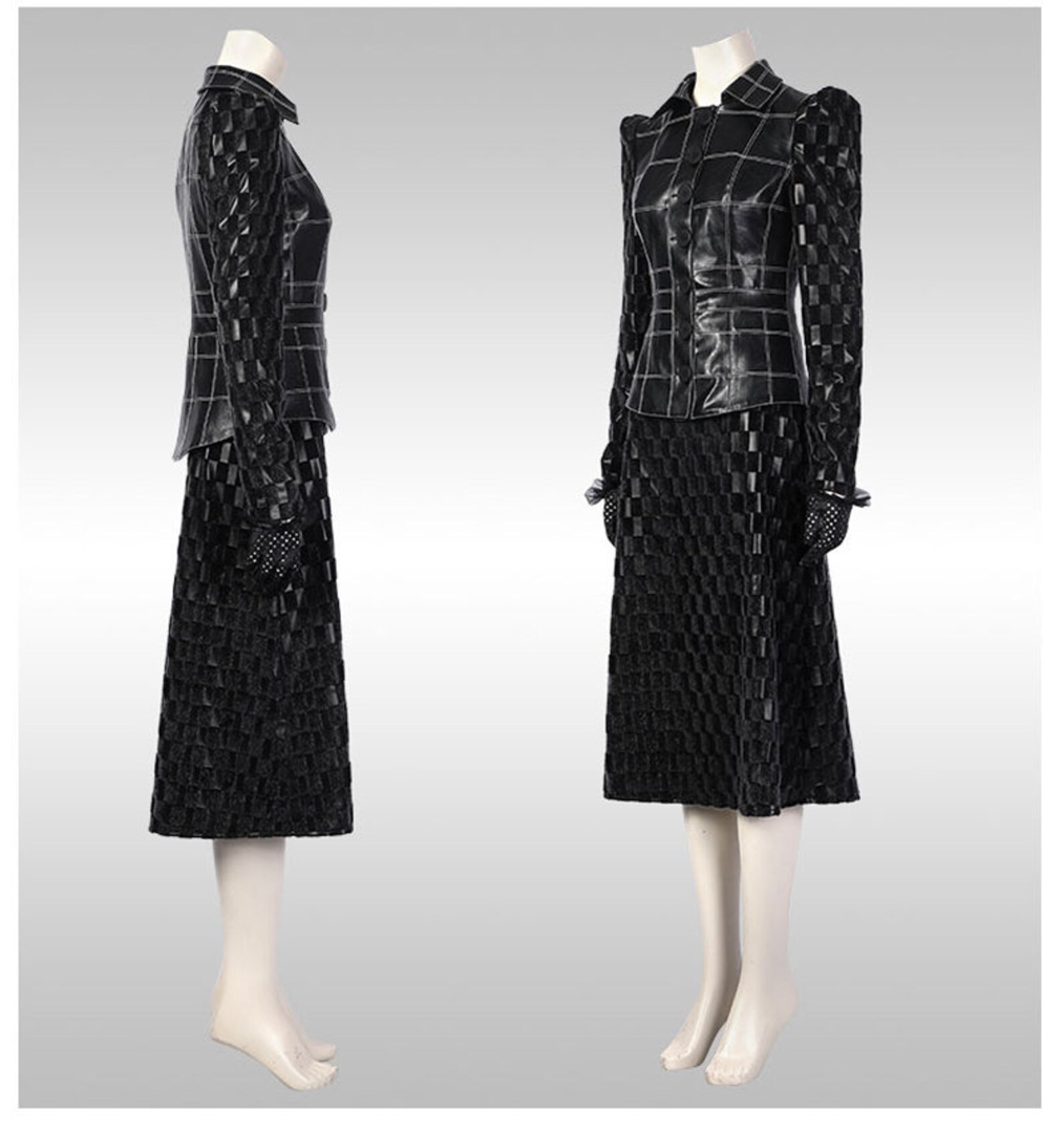 High Quality Cruella Dress 2021 Cruella Cosplay Costume Jacket Etsy