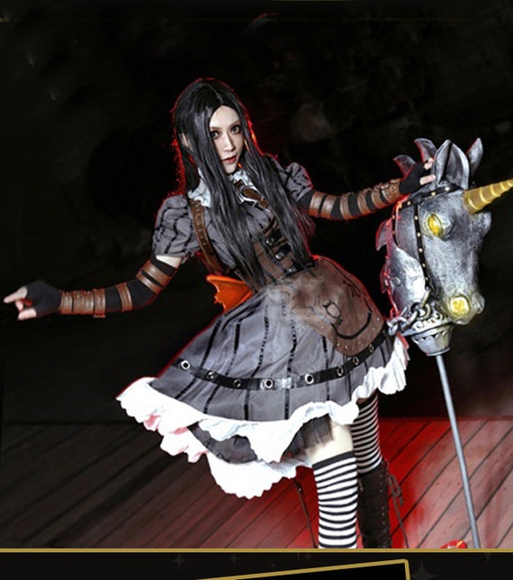 Alice Madness Returns Royal Cosplay Costutme Alice Vestido de - Etsy España Alice Madness Returns Royal Cosplay Costutme Alice Vestido de - Etsy España