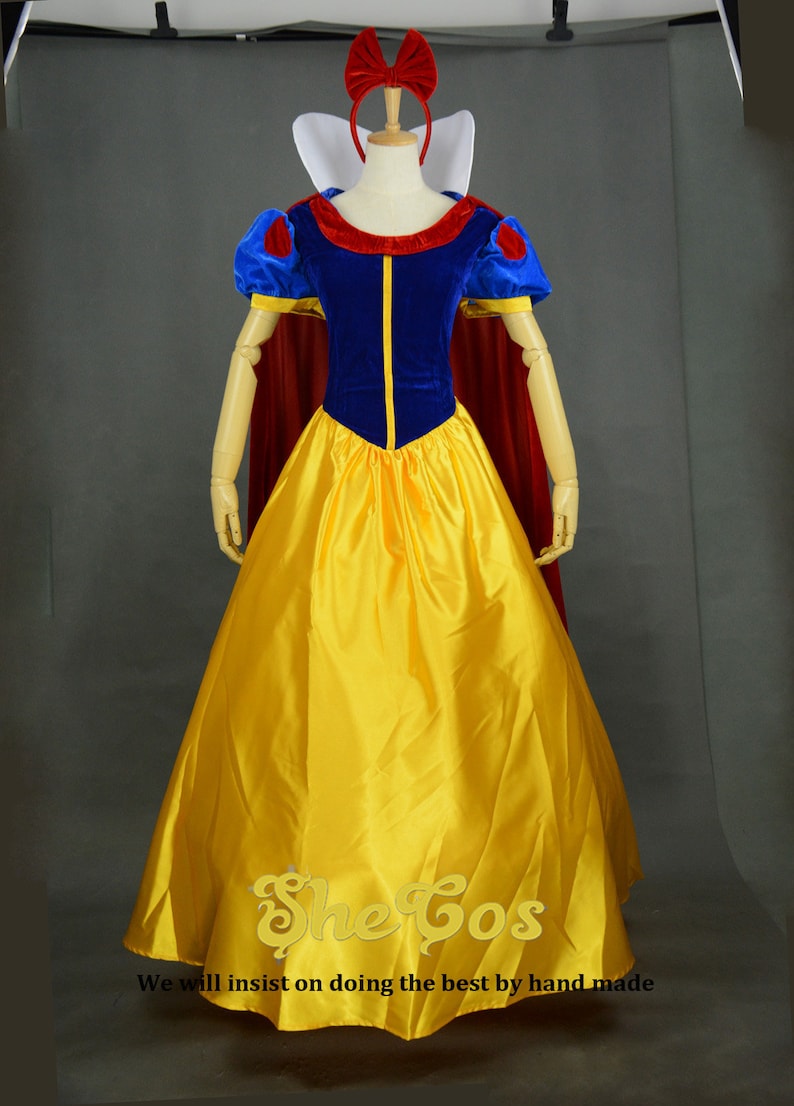 Snow White Costume Adult Disney Princess SNOW WHITE Dress | Etsy