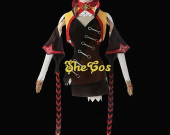 Genshin Impact Xinyan Cosplay Costume Xinyan Game Suit Custom Etsy Canada