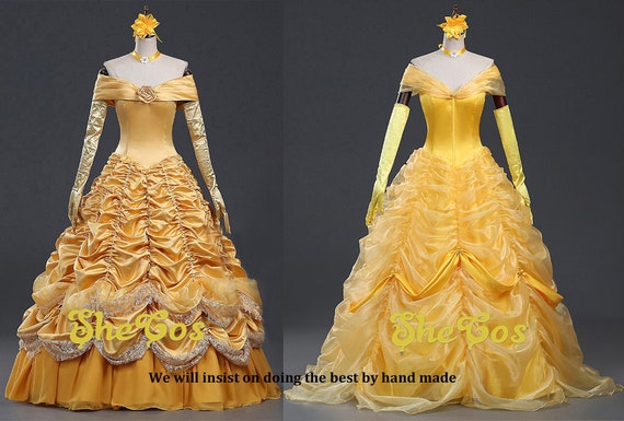 Belle Costume Adult Beauty And The Beast Disney Princess Etsy
