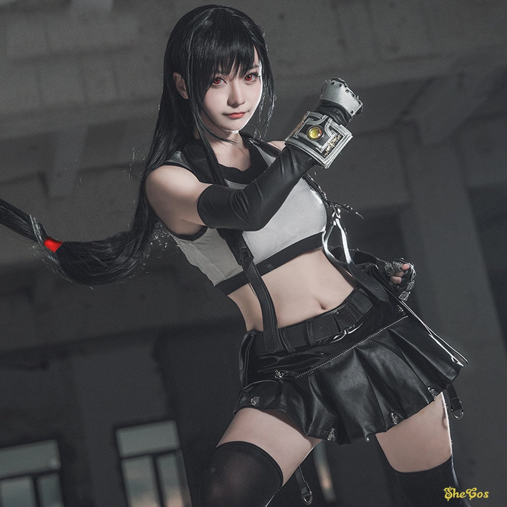 Final Fantasy VII 7 Remake Tifa Lockhart Outfit Cosplay Etsy Ireland