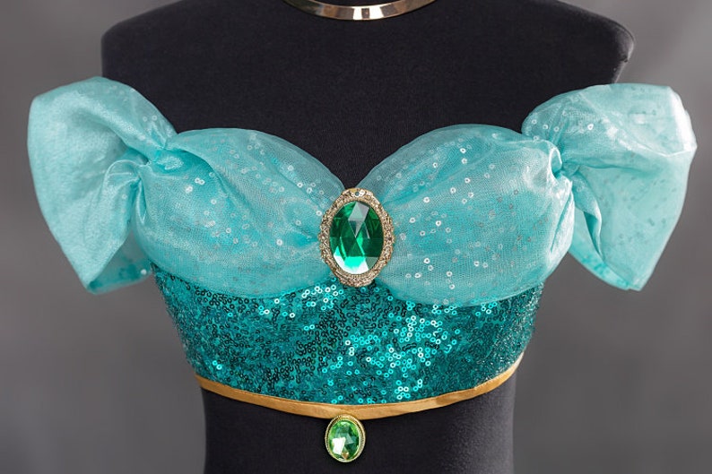 Aladdin Jasmine Costume Jasmine Earrings Necklace Cosplay Sexy Etsy UK