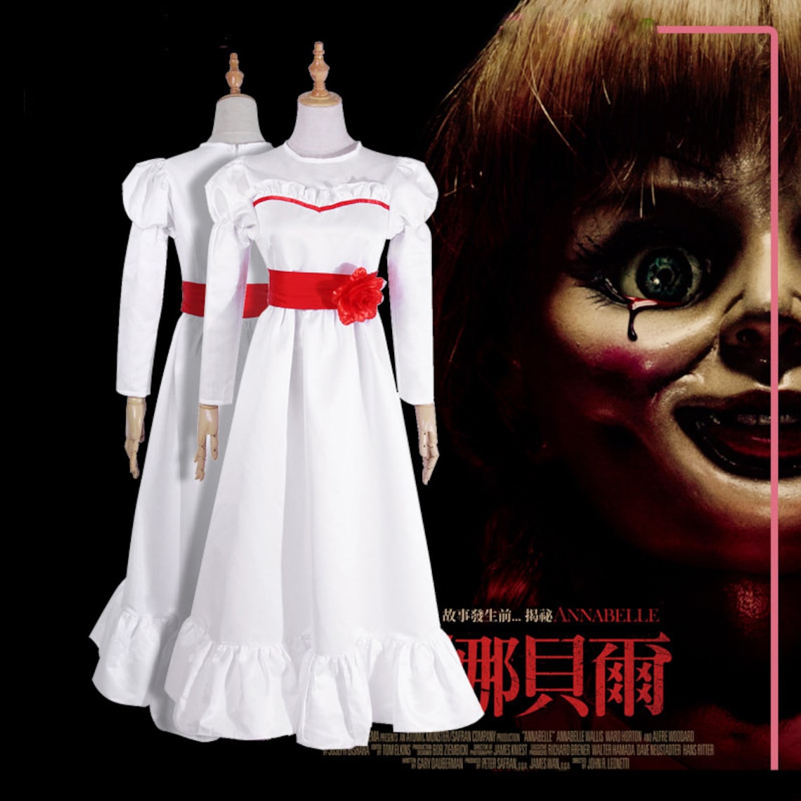 Annabelle Costume Adult Annabelle Dress Kids Halloween Nun Etsy UK