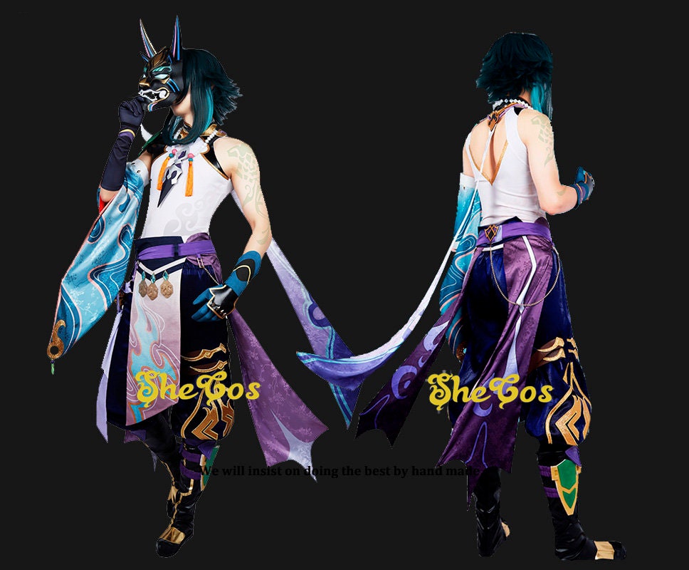 Plus Size Genshin Impact Xiao Cosplay Costume Xiao Custom Made Etsy