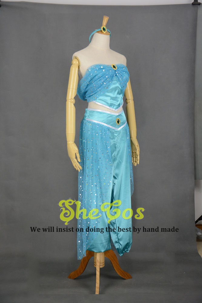 Jasmine Costume Adult JASMINE Princess Dress Costume Cosplay Etsy