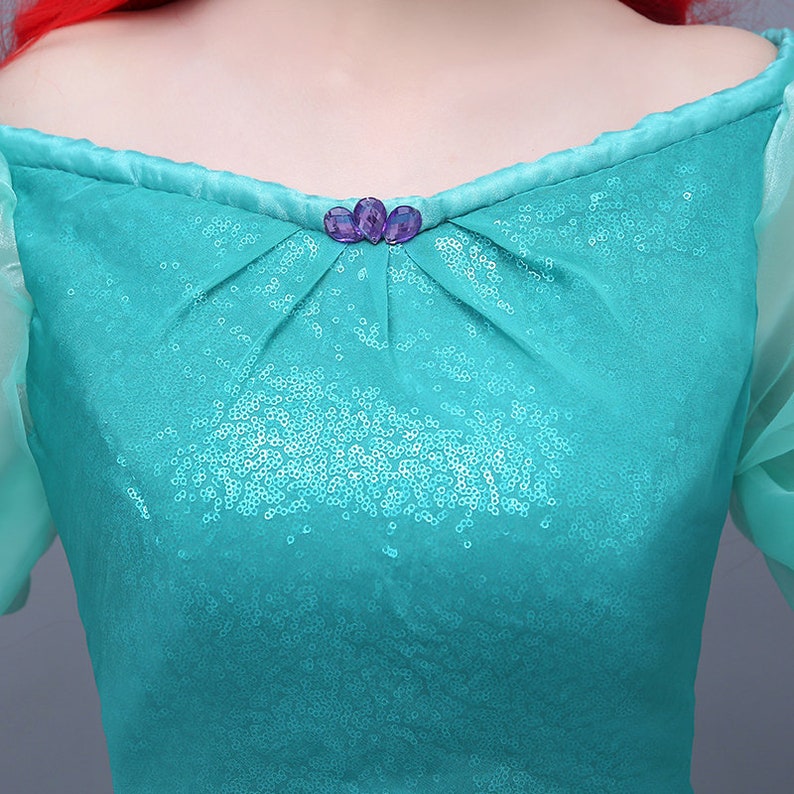 Ariel Costume Adult Little Mermaid Dress Disney Princess - Etsy