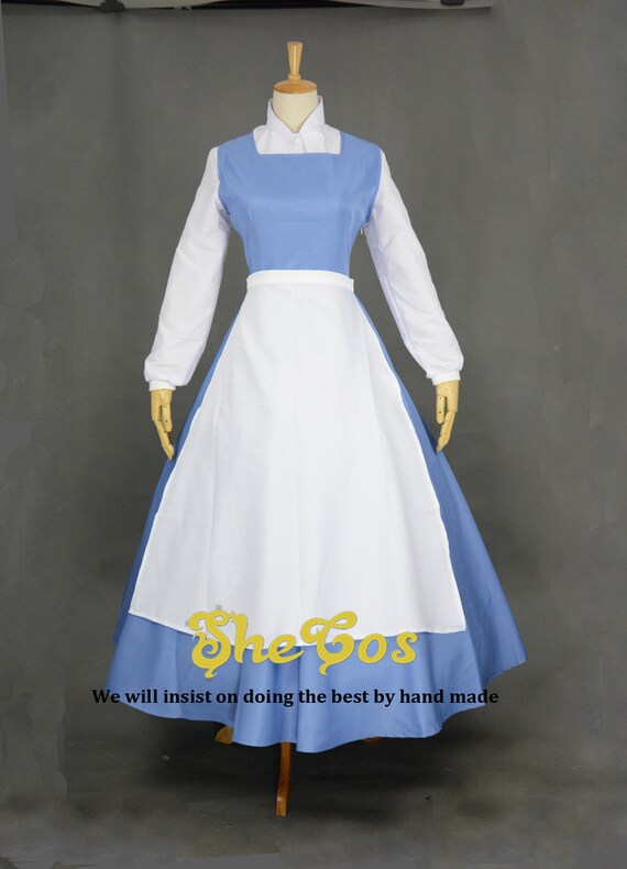 disney belle costume blue dress