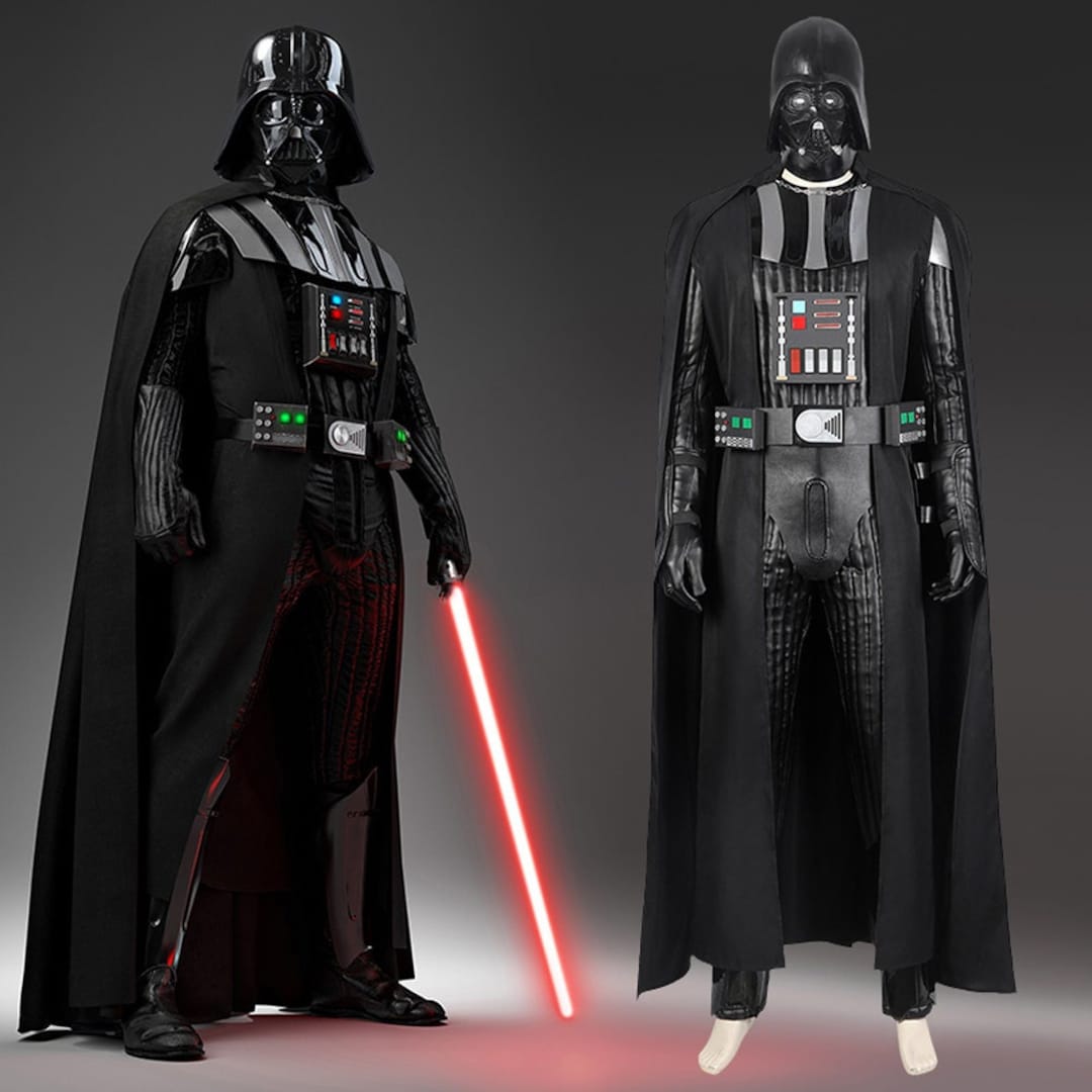 Star Wars Darth Vader Cosplay Costume Darth Outfit Halloween Etsy