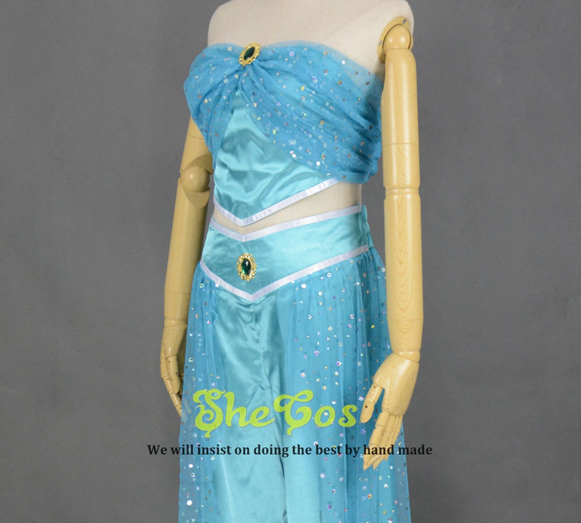 Jasmine Costume Adult JASMINE Princess Dress Costume Cosplay Etsy
