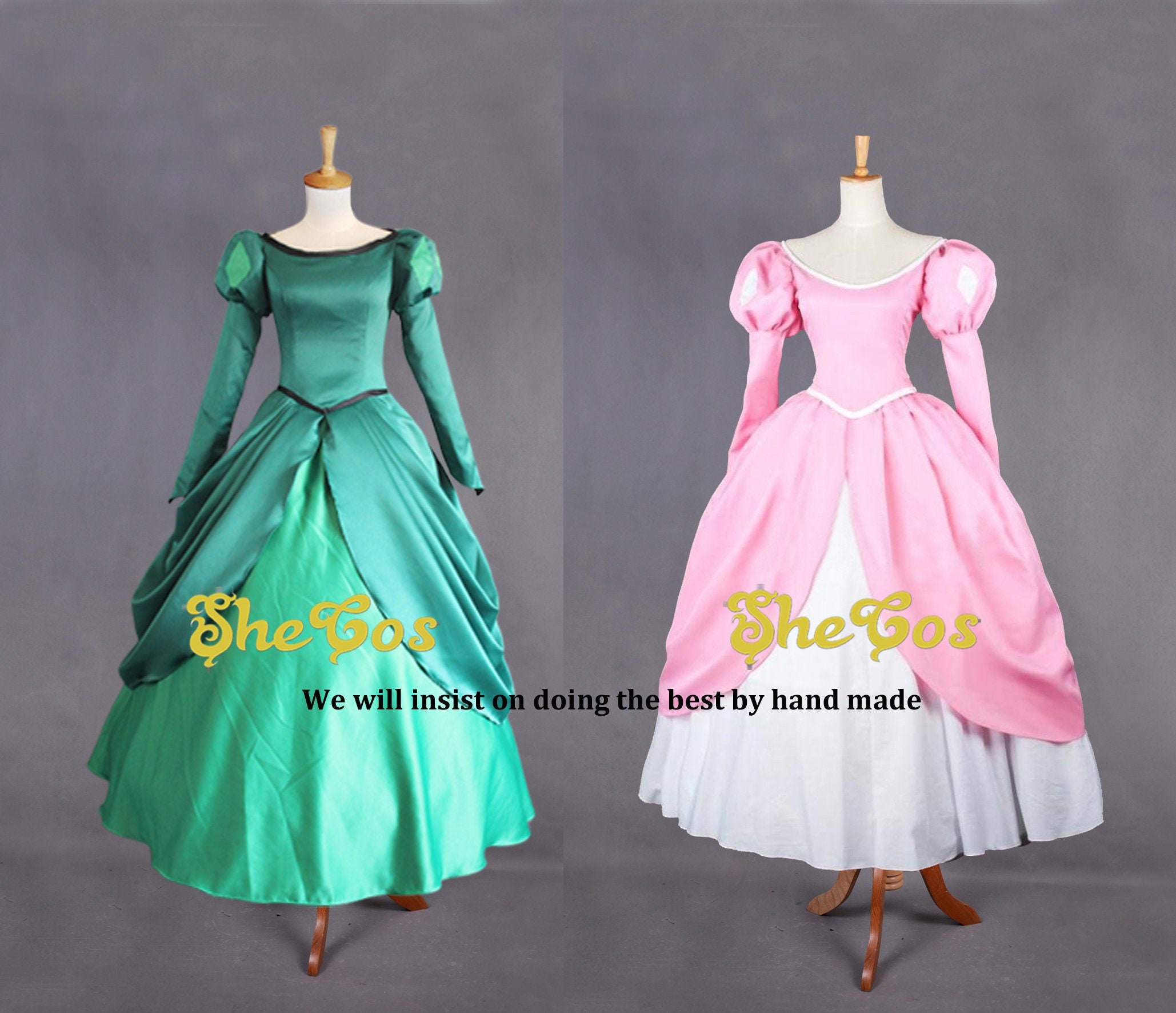 Disney Princess Ariel Costume adult SIZE 6,8,10,12,14,16 Hot Pink
